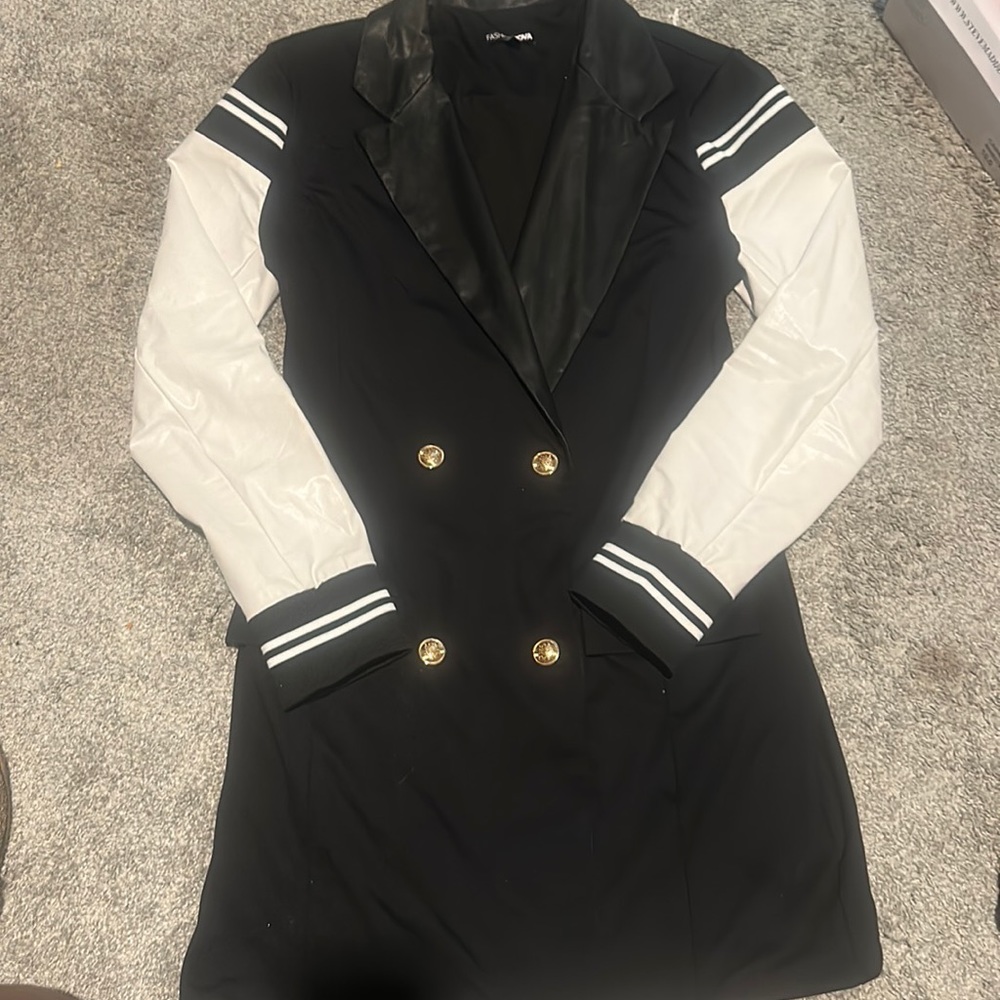 Varsity blazer dress